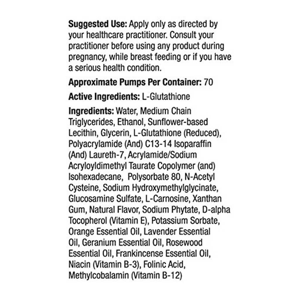 Glutathione Plus (70 Pumps)