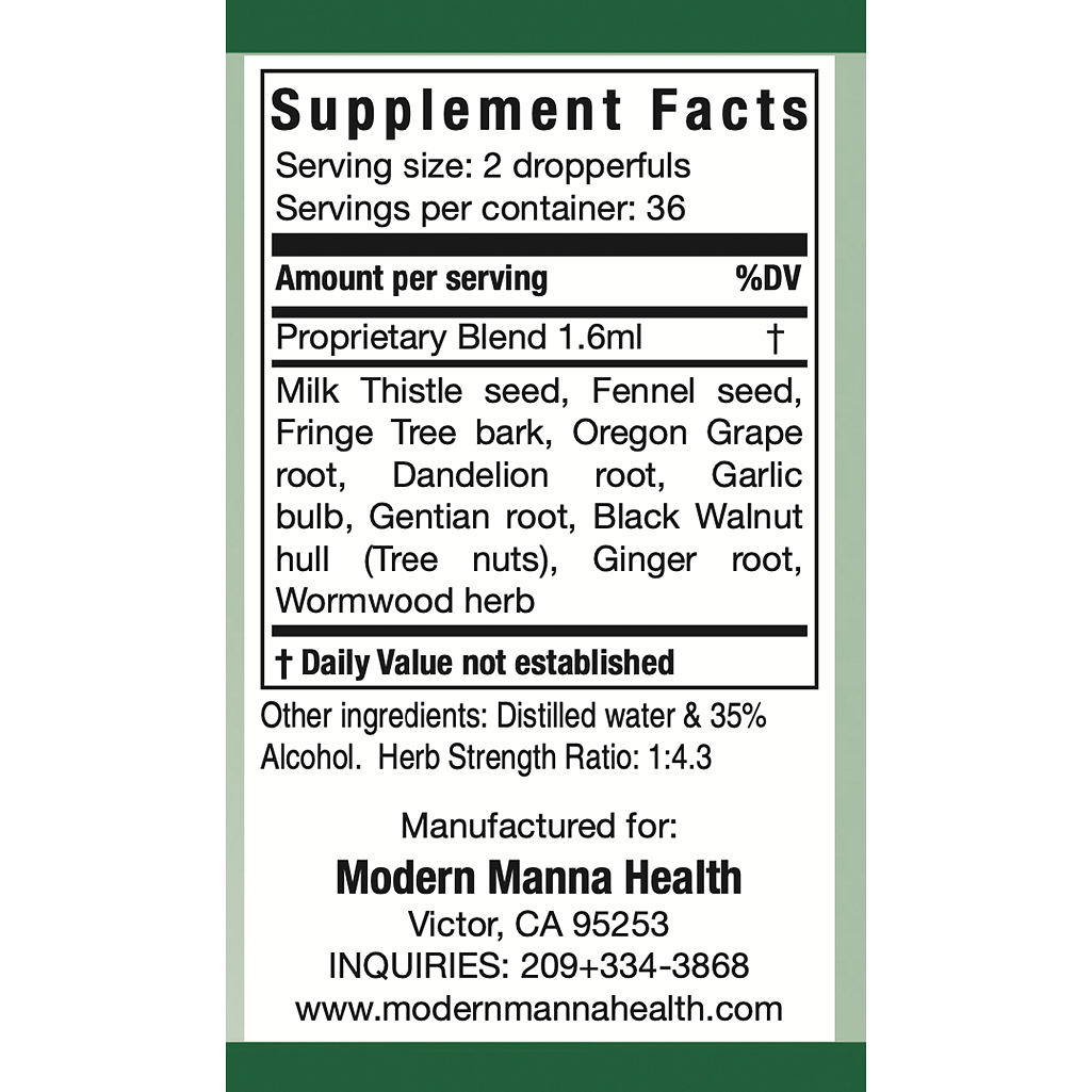 Liver/Gallbladder Formula