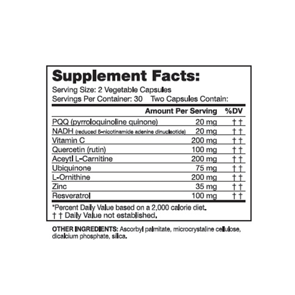 Mito Cell PQQ - 60 caps