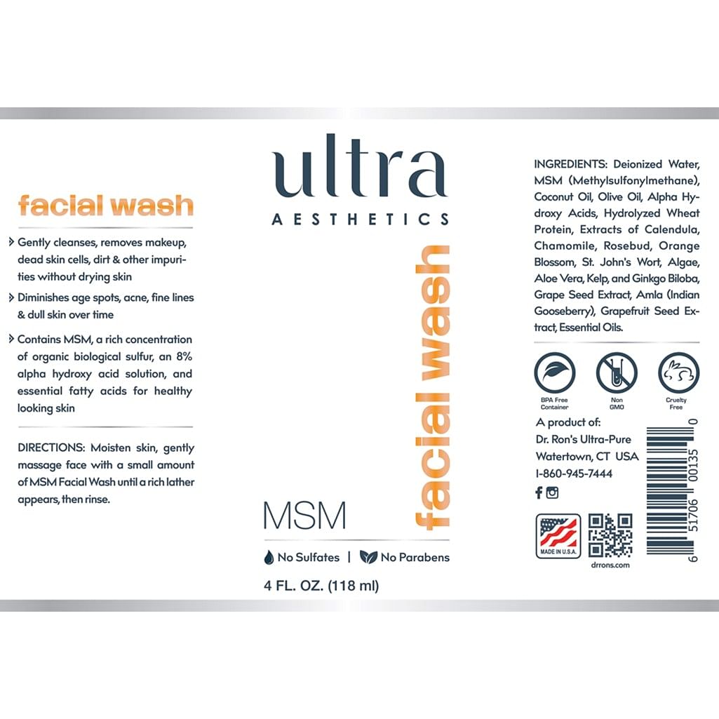 MSM Facial Wash - 4oz