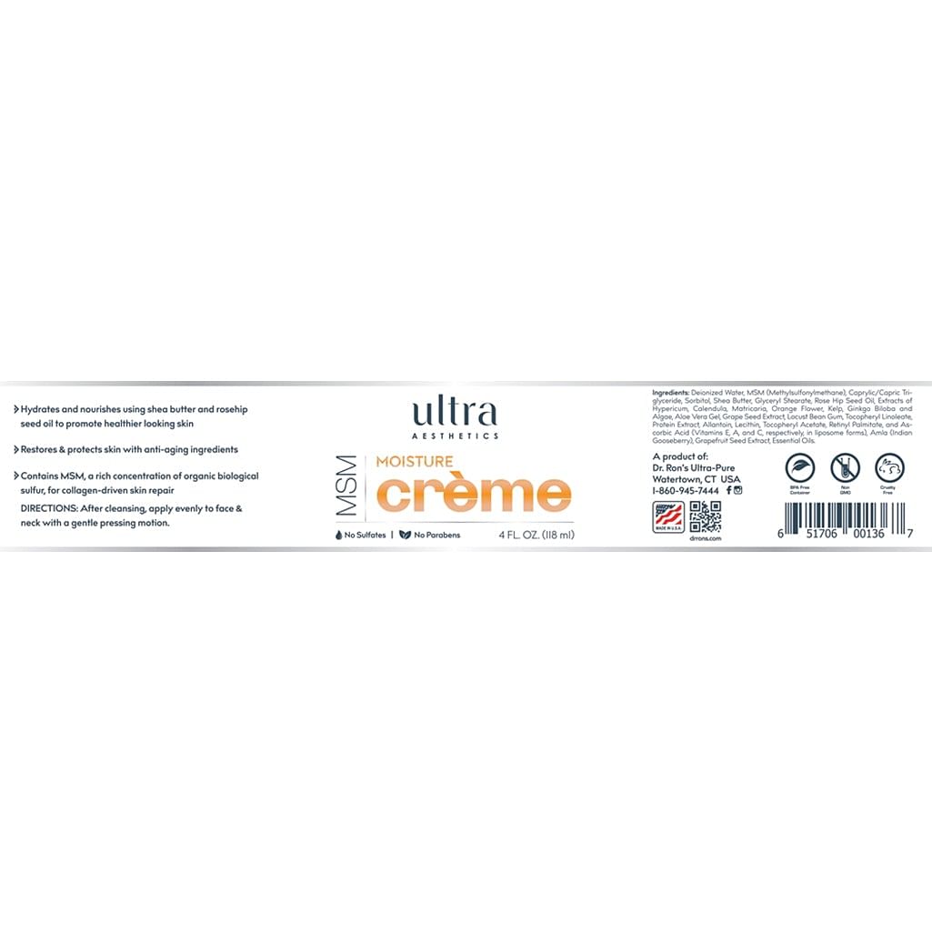 MSM Moisture Crème - 4oz