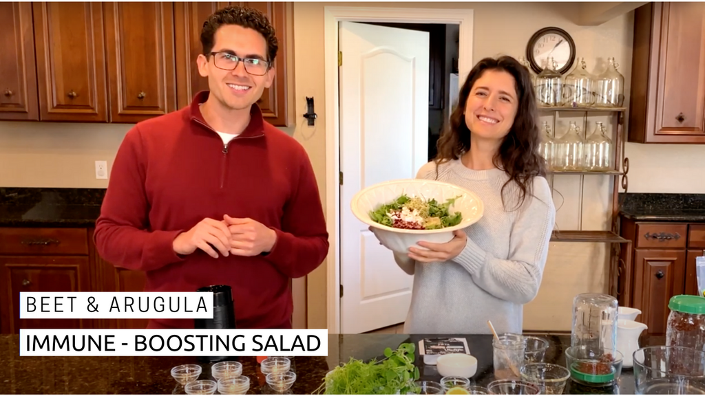 Beet Arugula Immune-Boosting Salad