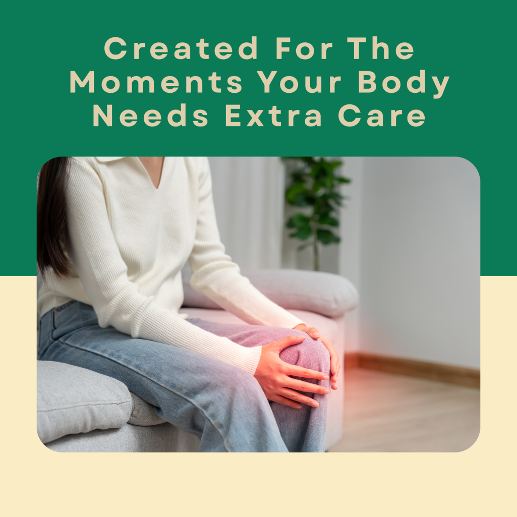 Created for the Moments Your Body Needs Extra Care